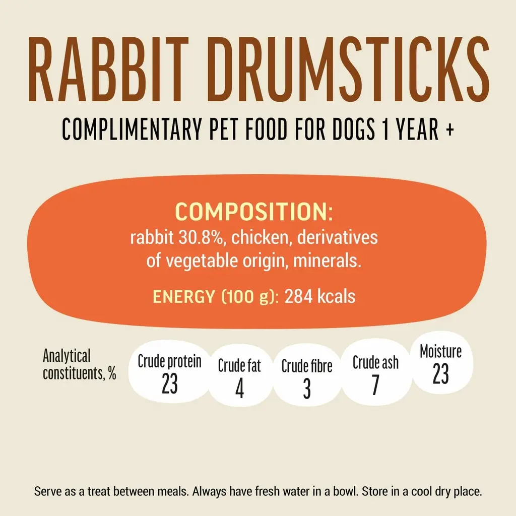 Dog Fest Rabbit Drumsticks For Adult Dogs 90g (2).webp