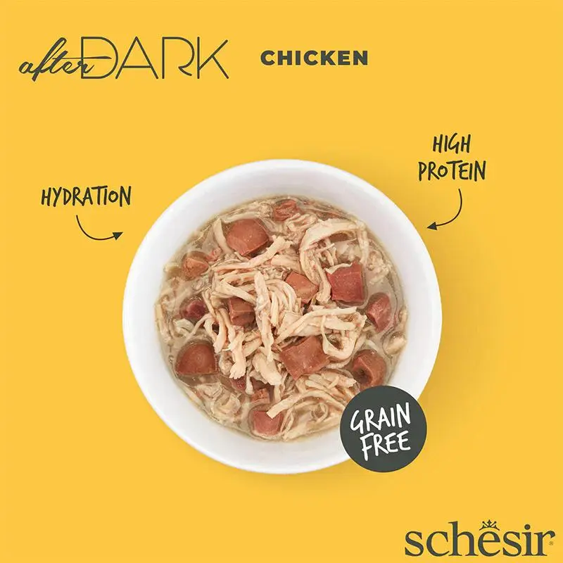 Schesir After Dark Wholefood In Broth For Cat - Chicken 80g (Min Order- 12 Cans) (3).webp