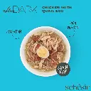 Schesir After Dark Wholefood In Broth For Cat - Chicken With Quail Egg 80g (Min Order- 12 Cans) (2).webp