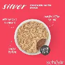 Schesir Silver Mousse & Fillets Senior Cat Wholefood - Chicken With Duck 70g (Min Order- 12 Cans) (8).webp