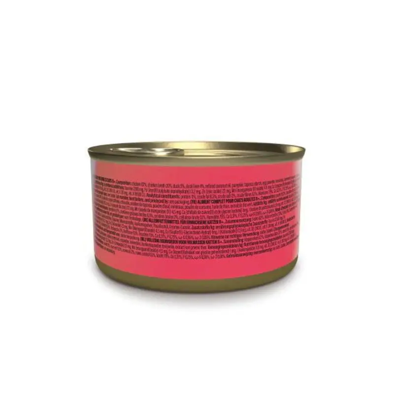 Schesir Silver Mousse & Fillets Senior Cat Wholefood - Chicken With Duck 70g (Min Order- 12 Cans) (6).webp