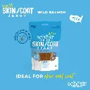 Schesir GF Dog Snacks Skin & Coat Jerky 115g - Salmon (3).webp