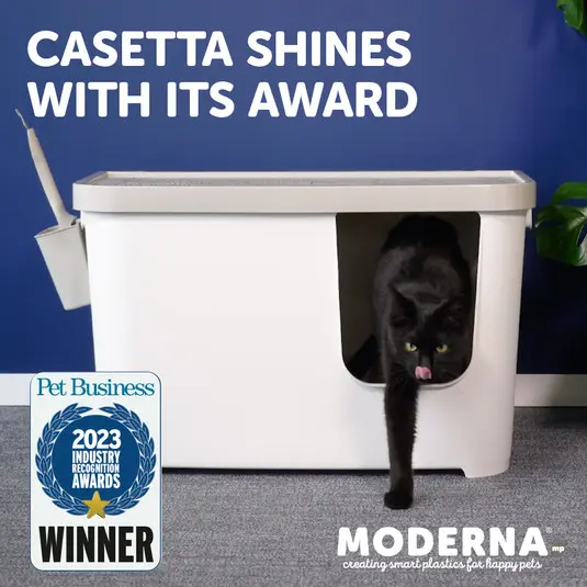 Moderna Casetta Camelia Revolutionary Litter Box- Soft White, L 75.7 x W 45 x H 45 cm (1).webp