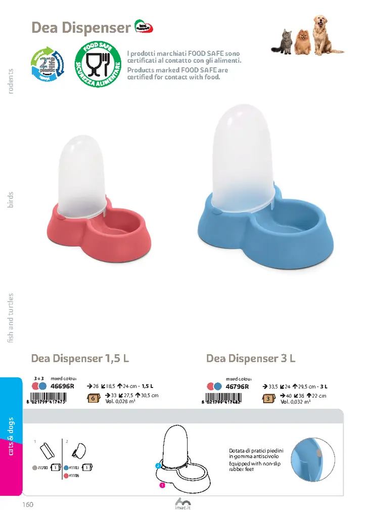 Imac Dea Food-Water Feeder Dispenser 1.5L -2nd life (1).webp