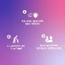 Pado Oval Blue And Red Tougher Toy (13.2x7.7x7.6cm) (2).webp