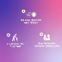 Pado Green And Sky Blue Tougher Toy (⌀8cm) (1).webp