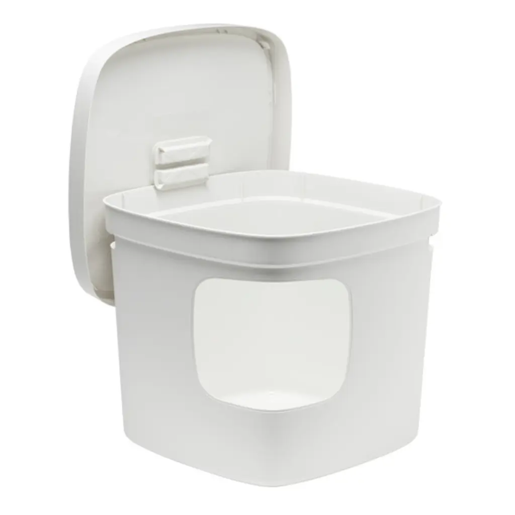 Moderna Cubana Stylish and functional corner-entry cat litter box L 49.5 x W 49.5 x H 43 cm (1).webp