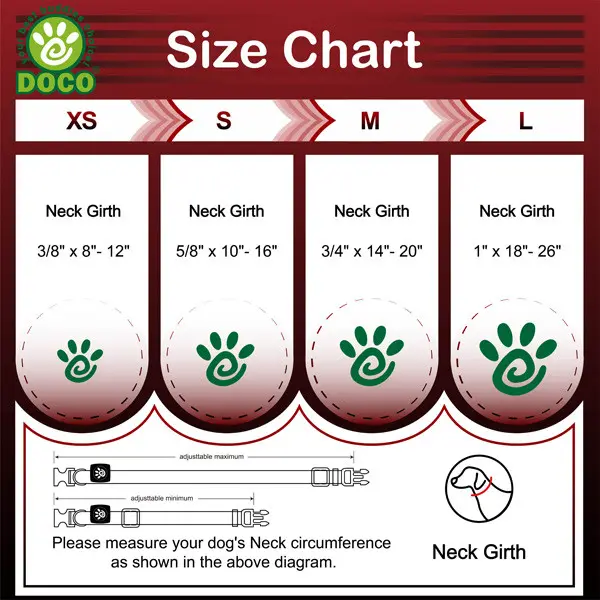 DOCO® Signature Nylon Collar-3.8 x 51-78cm(XL)-Navy Blue (4).webp