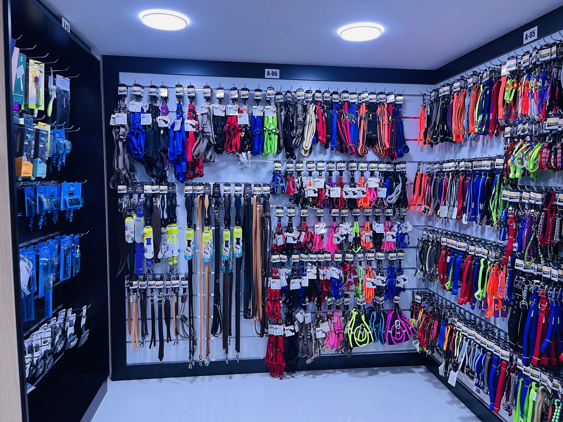 Cat & Dog Accessories Display at Petsouq Display Showroom