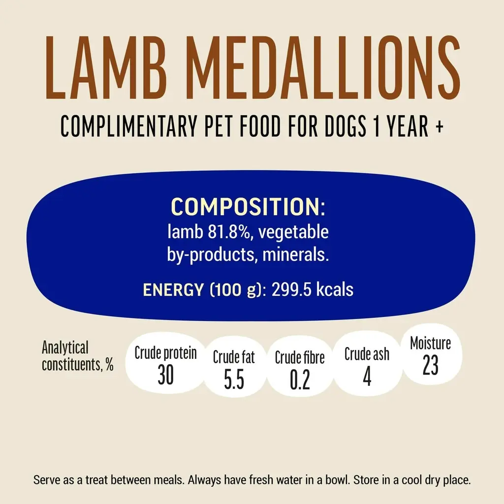Dog Fest Lamb Medallions For Mini-Dogs - 55g (1.94oz)[Weight - 55g] (2).webp