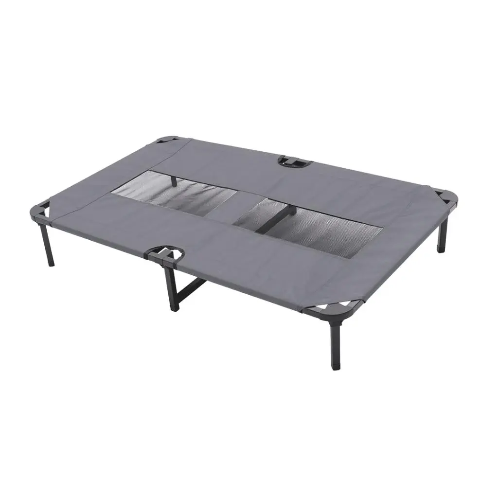 [LR12353] Duvo+ Dog Bed Relax, Grey[Dimension - 118x74x19cm].webp