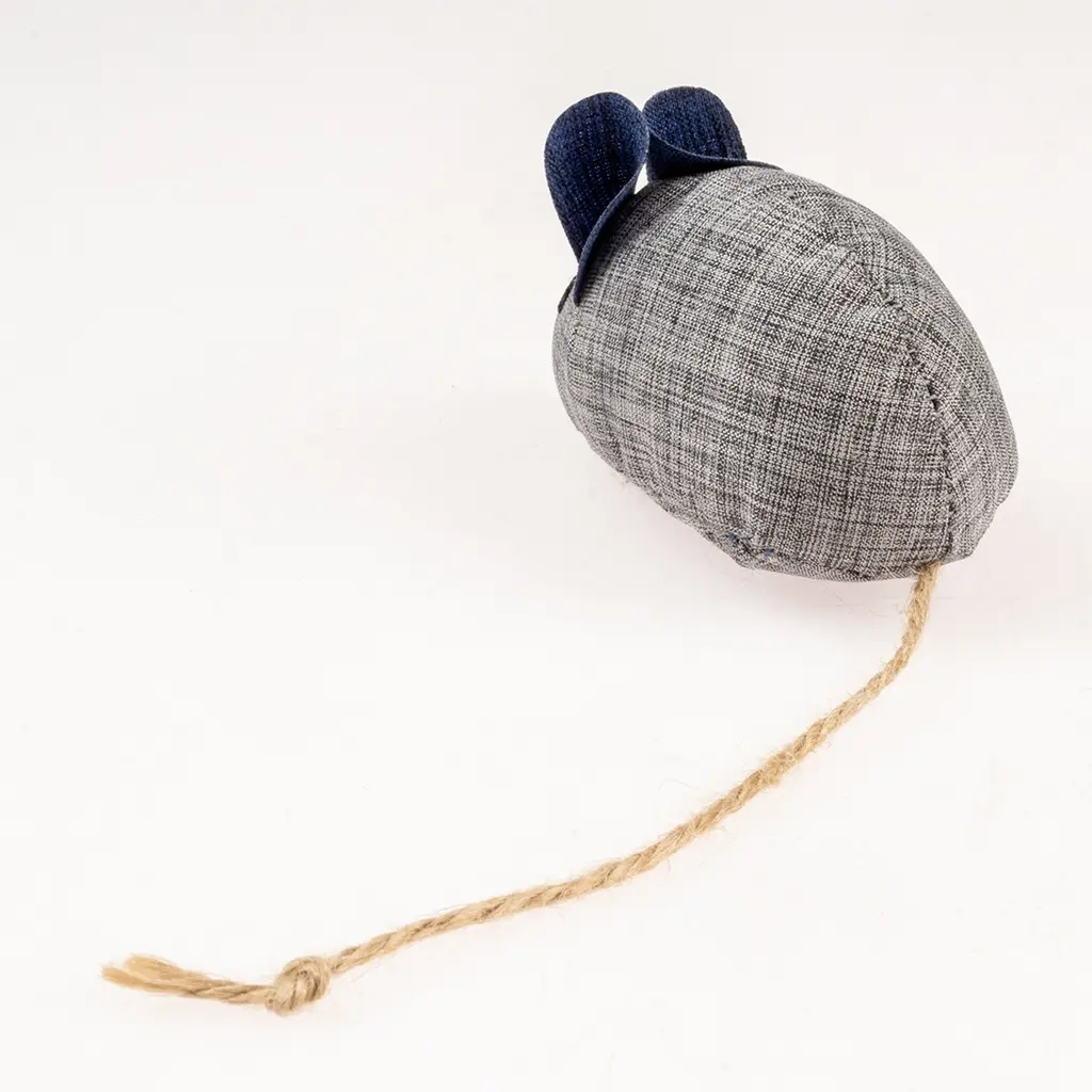 Duvo+ ECO Navy Mouse & Catnip 8,5x4,5x6cm Blue-Grey (2).webp