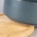 Duvo+ Feeding Bowl Stone Timber 450ml - 12,5x12,5x6cm Blue (2).webp