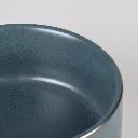 Duvo+ Feeding Bowl Stone Timber 450ml - 12,5x12,5x6cm Blue.webp