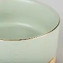 Duvo+ Feeding Bowl Stone Timber 450ml - 12,5x12,5x6cm Green.webp