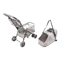 Duvo+ Pet Buggy Deluxe 79x46x99cm - Max. 15kg Grey (1).webp