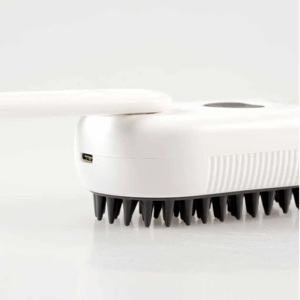 Duvo+ Steamy massage brush 12x6,5x5cm Black.webp