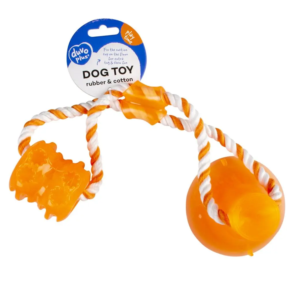 Duvo+ Tug 'n Chew Toy 40x10,3x10,3cm[Color - Orange].webp