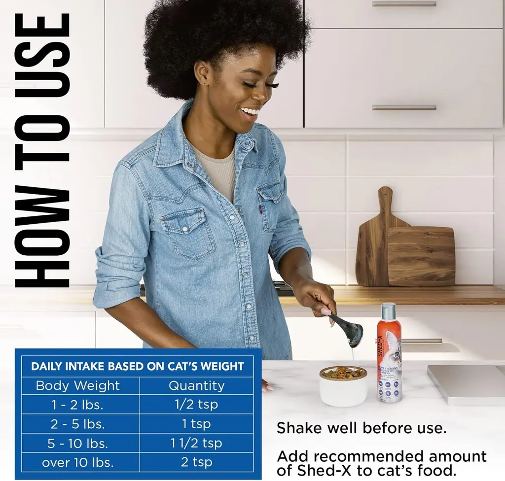 Synergy Labs Shed-X Supplement for Cats 8 oz - 237 ml (2).webp