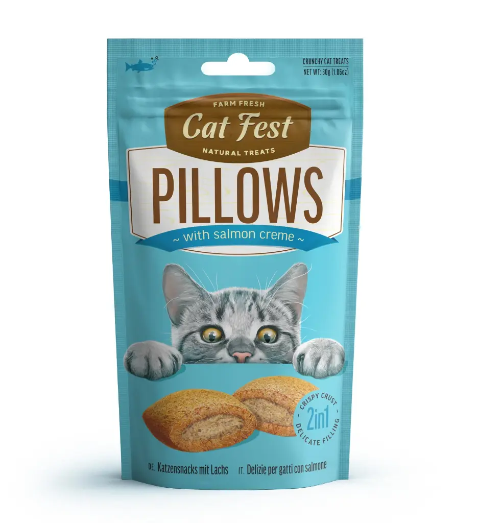 [79207767] Cat Fest Pillows With Salmon Cream[Weight - 30g].webp