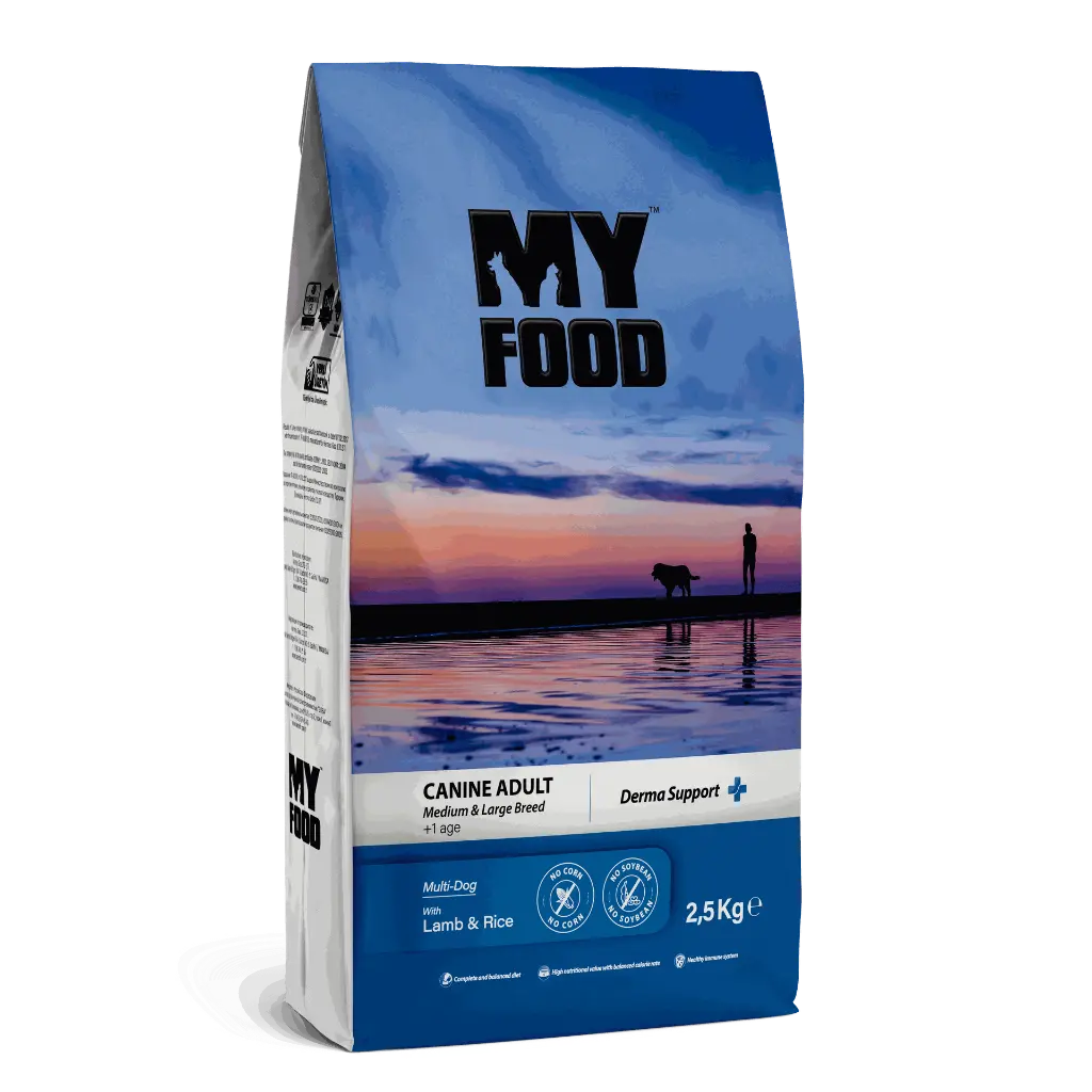 Dog Adult medıum&large lamb&rıce front 2,5 kg.webp