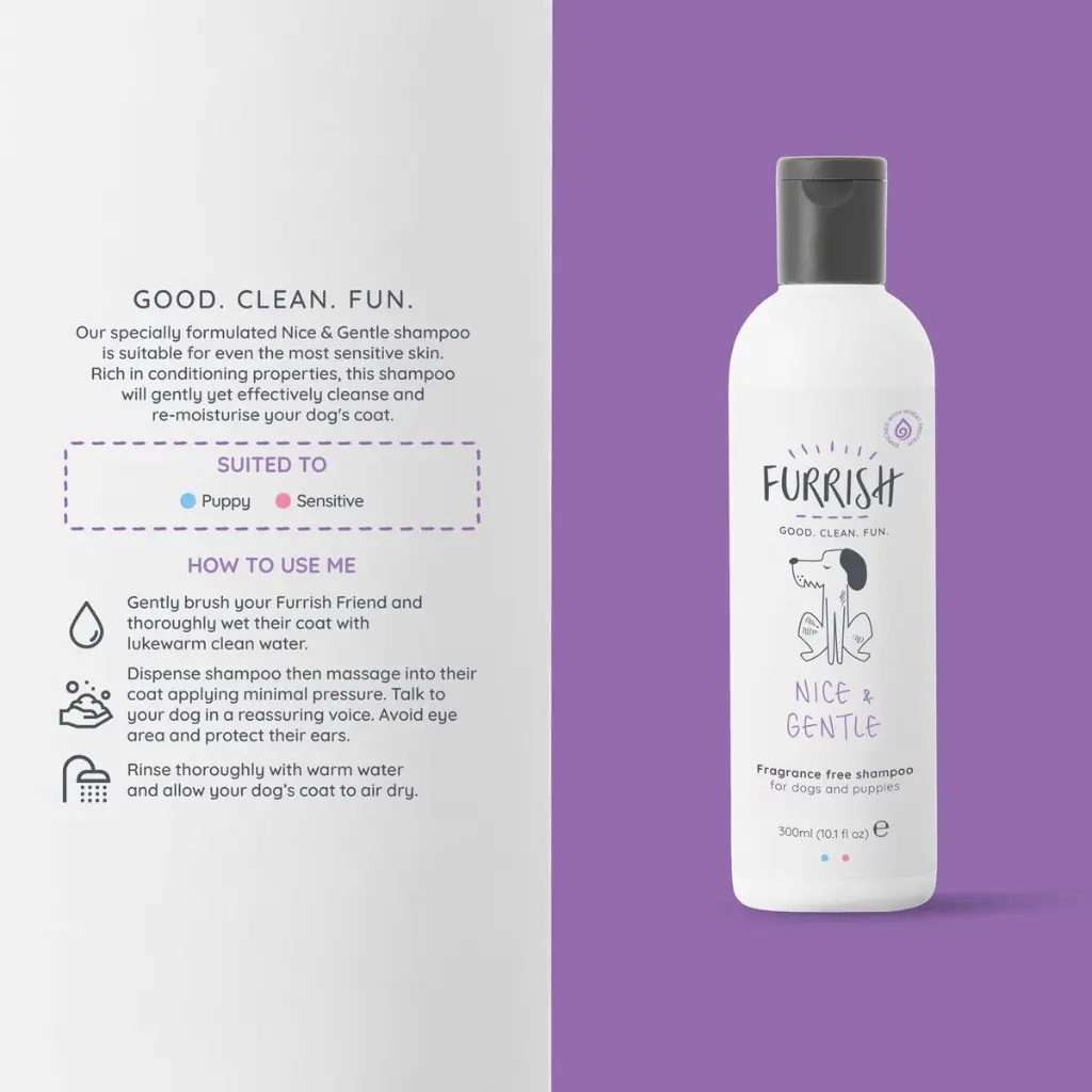 Furrish Nice & Gentle Shampoo 300ml - FR842304 (1).webp