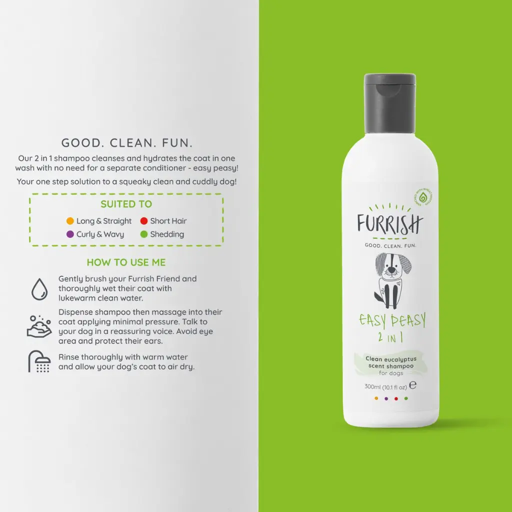 Furrish Easy Peasy 2 In1 Shampoo 300ml - FR842305 (1).webp