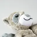 Duvo+ Plush Racoon squeaky Dog Toy 45x21x10cm grey.webp
