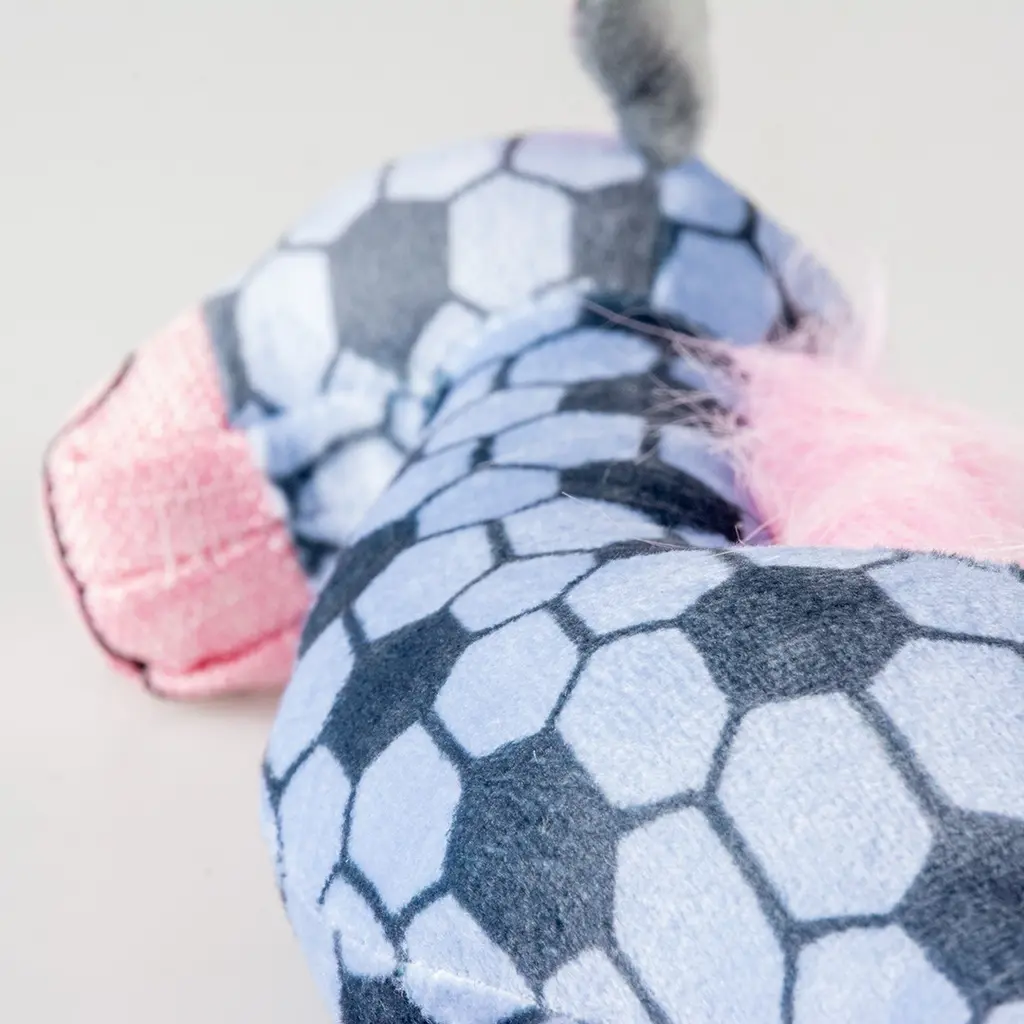 Duvo+ Plush Giraffe Retro Dog Toy 32x14x5cm Blue.webp
