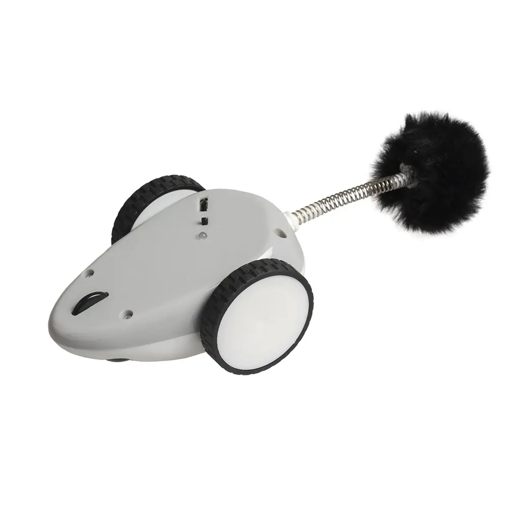 Duvo+ Race 'n Chase Mouse 17x7x4cm White (2).webp