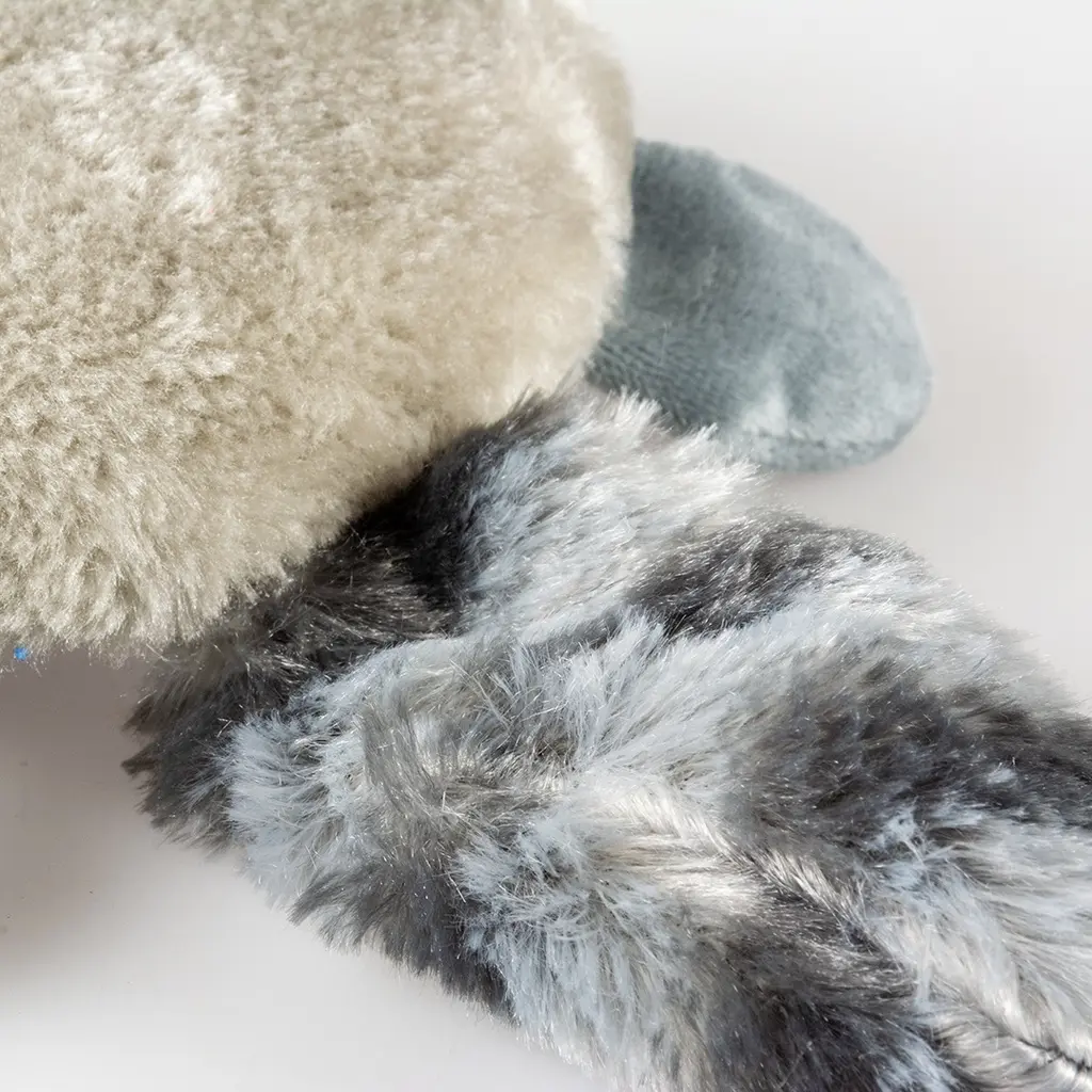 Duvo+ Plush Racoon Mega Squeaky Dog Toy 38x21x10cm Grey (1).webp