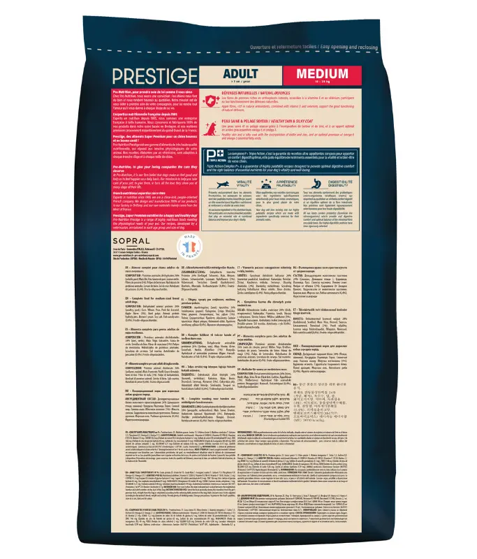 Pro nutrition Prestige Dog Adult Medium 3Kg (1).webp