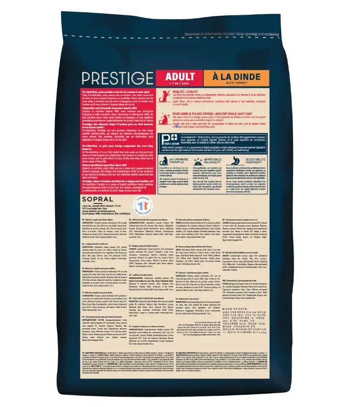 Pro nutrition Prestige Cat Adult Turkey 2Kg.webp