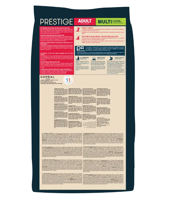 Pro nutrition Prestige Cat Adult Multi 10Kg.webp