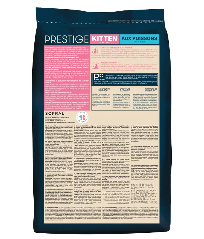 Pro nutrition Prestige Kitten With Fish 8Kg.webp