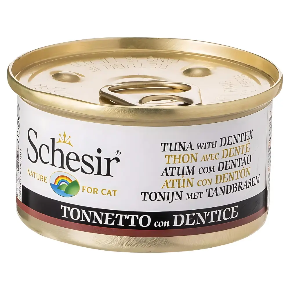 Schesir Cat Wet Food-Tuna With Dentex (Min Order 85g - 14pcs)[Weight - 85g].webp