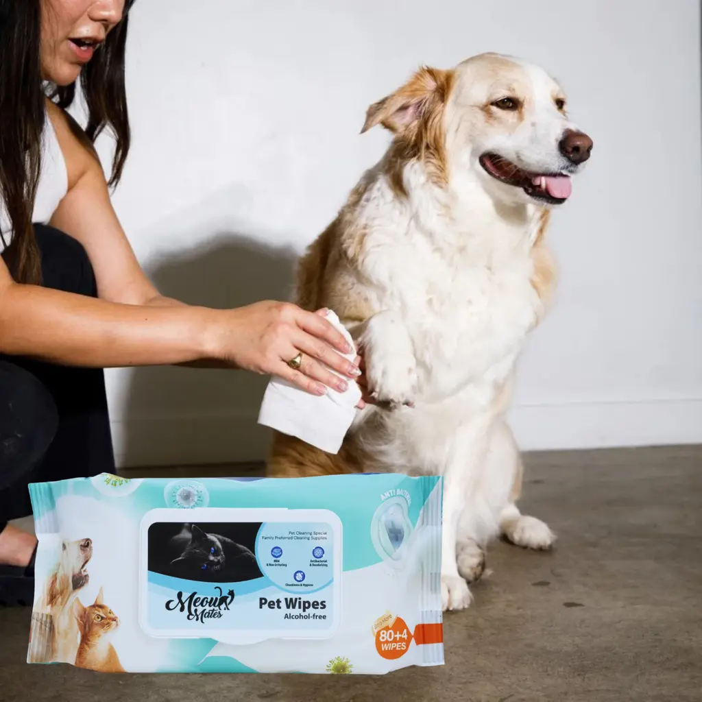 Meow Mates Pet Wipes(80+4pcs) - Unscented (4).webp