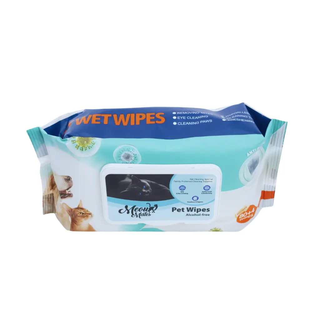 Meow Mates Pet Wipes(80+4pcs) - Unscented (5).webp