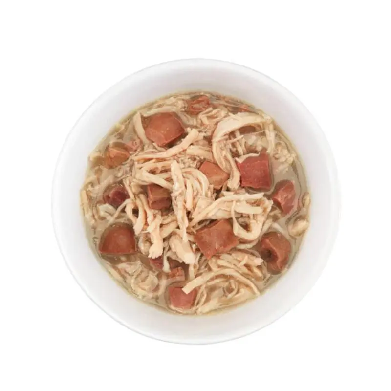 Schesir After Dark Wholefood In Broth For Cat - Chicken 80g (Min Order- 12 Cans).webp