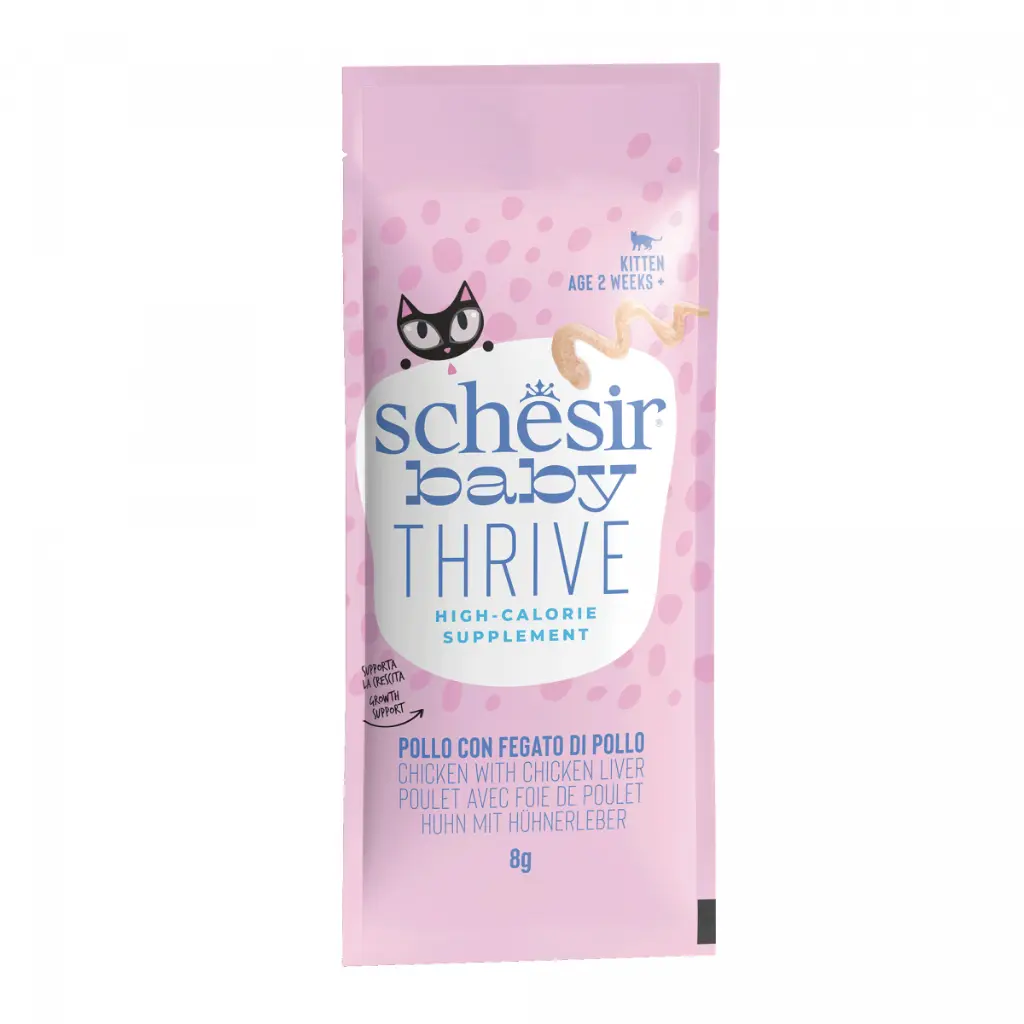 Schesir Baby Thrive Mousse Kitten - Chicken 160g (20x8g).webp