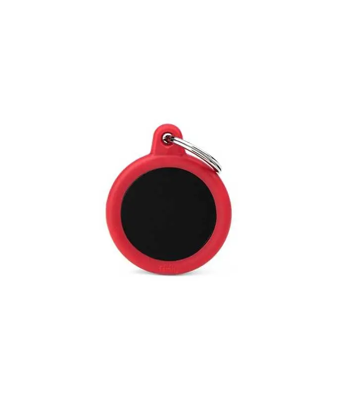 [HTA04RED] MY FAMILY CERCHIO ALLUMINIO ROSSO GOMMA ROSSA.webp