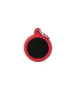 [HTA04RED] MY FAMILY CERCHIO ALLUMINIO ROSSO GOMMA ROSSA.webp