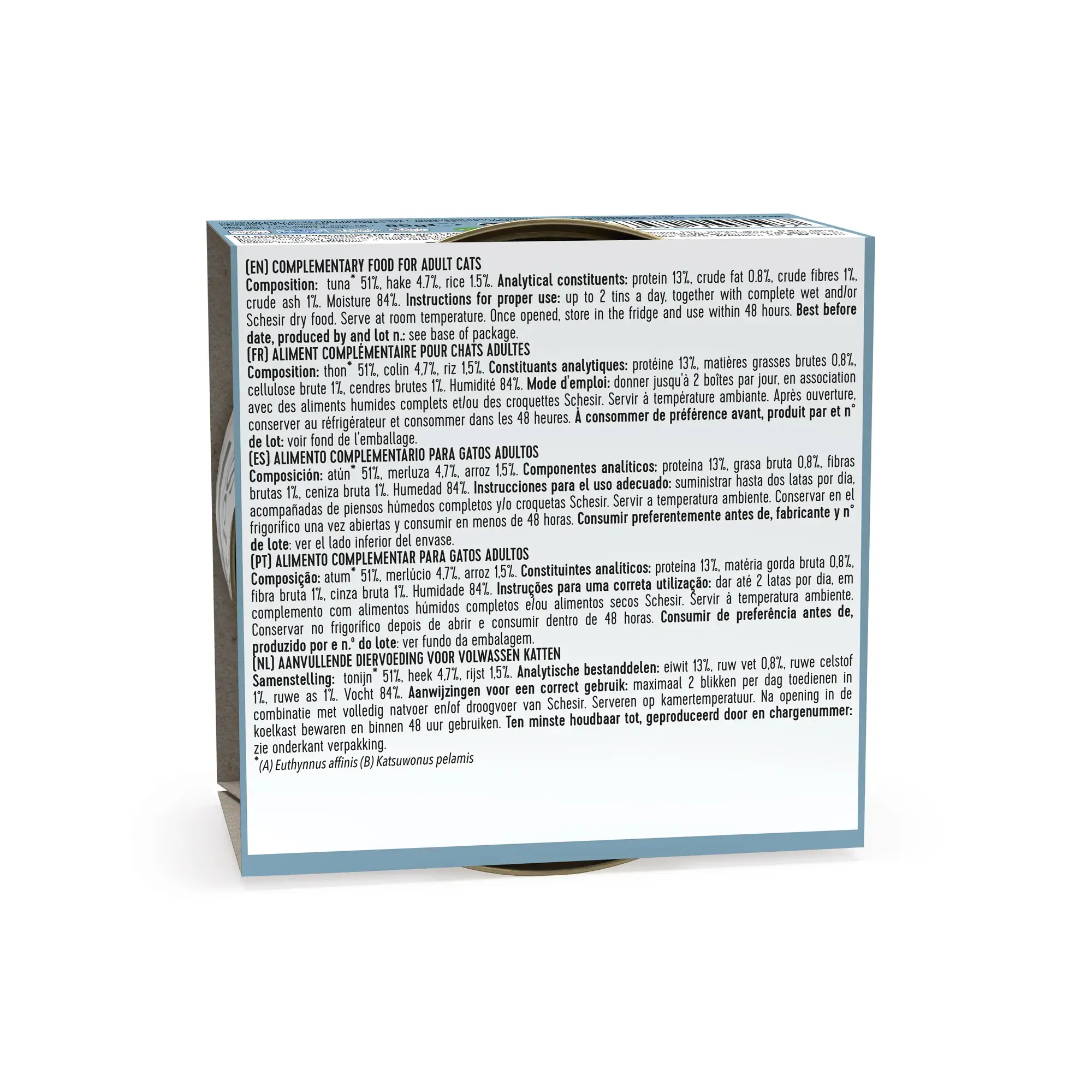 Schesir Cat Can Jelly Tuna With Cod 85g (Min Order 85g - 14pcs)[Weight - 85g] (1).webp