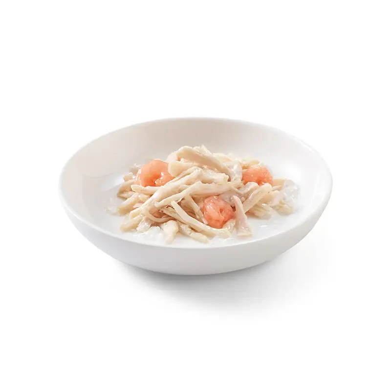 Schesir Cat Can-Wet Food Chicken with Shrimps- (Min Order 140g - 24pcs)[Weight - 140g].webp