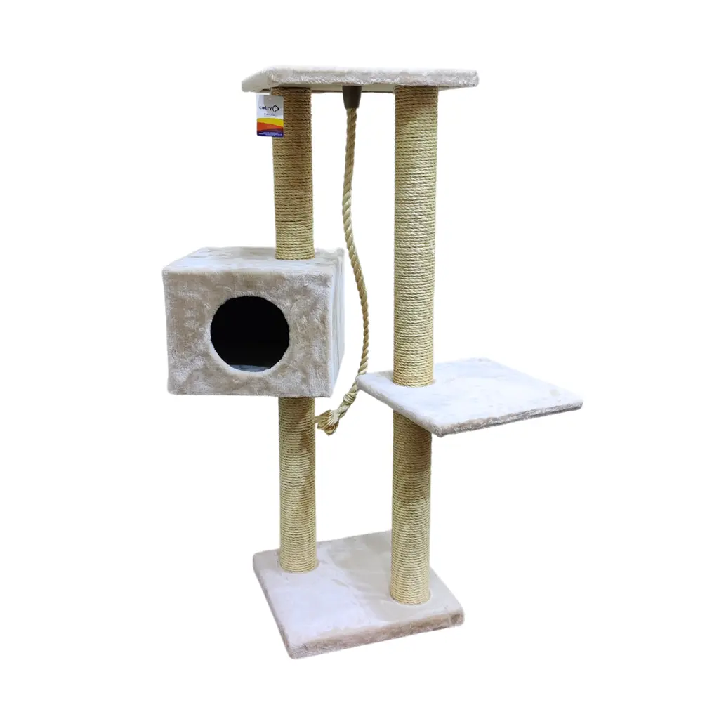 [HY7700] Catry Cat Scratching Post 40x40x120h cm.webp