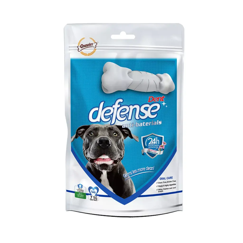 [GN09381] Gnawlers 3_Dent Defense Antibacterial For Dogs  7pcs-pack (105g).webp
