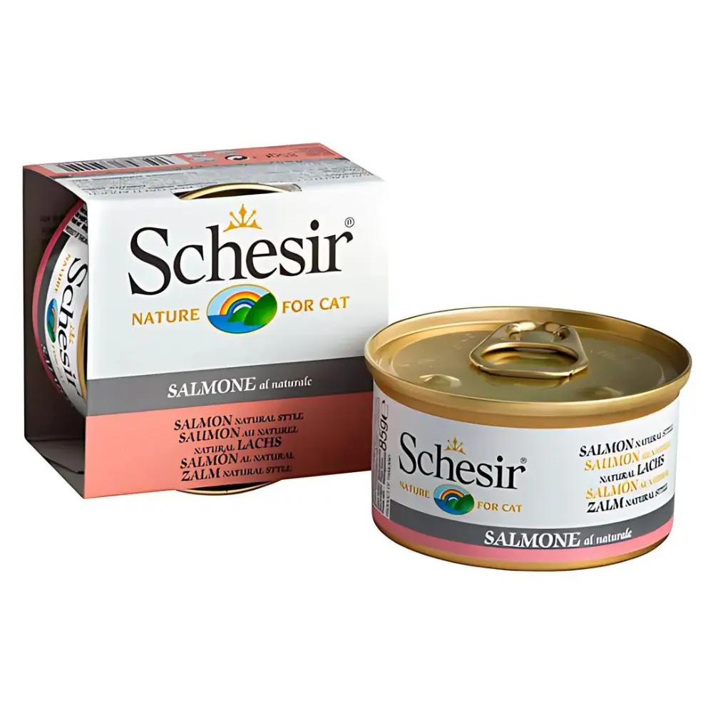 Schesir Cat Wet Food-Salmon Natural Style[Weight - 85g].webp