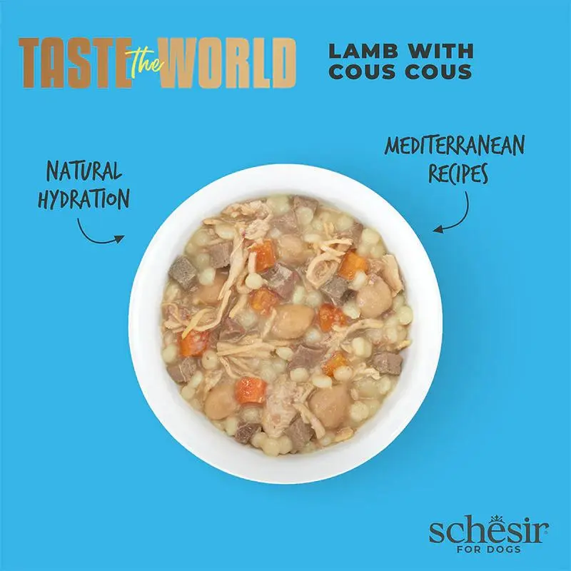 Schesir Taste The World Dog Wholefood - Lamb With Cous Cous 150g (Min Order- 8 Cans) (3).webp