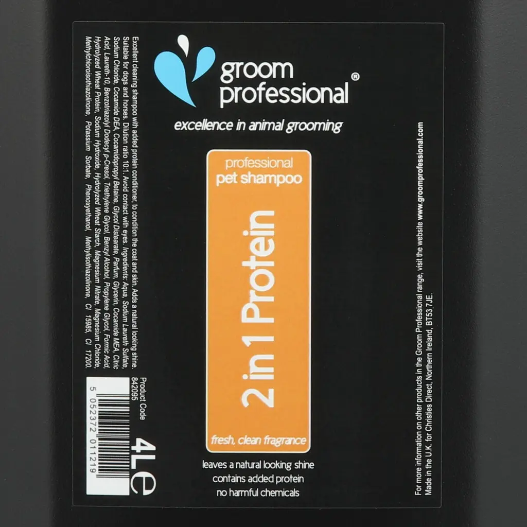 Groom Professional 2 In 1 Protein Shampoo[Volume - 4 litre].webp