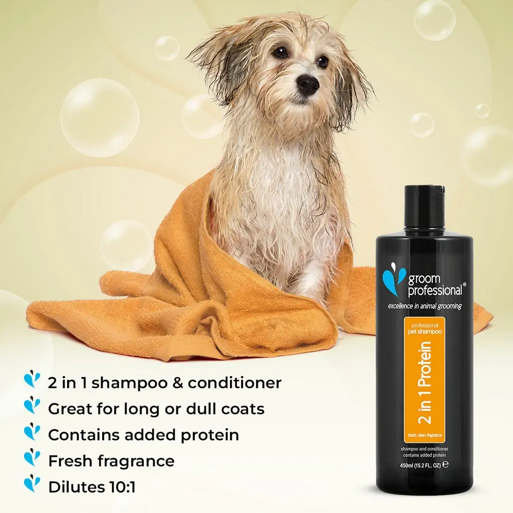 Groom Professional 2 In 1 Protein Shampoo[Volume - 4 litre] (2).webp